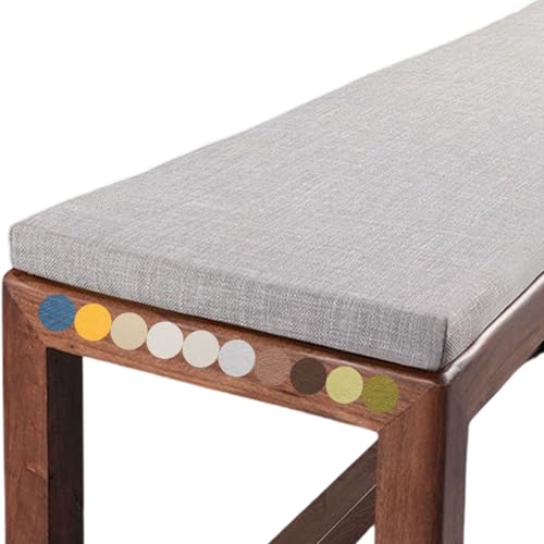 Bankauflage, 120x40 80x40 150x50 160x40 100x40 Sitzkissen Outdoor & Indoor, Bankpolster Bankkissen Sitzauflage, Bezug waschbar, Unterseite Antirutsch(5,170x35x5cm) von uyeoco