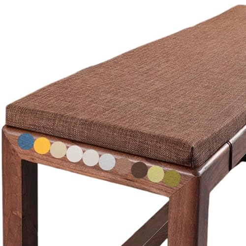 Bankauflage, 120x40 80x40 150x50 160x40 100x40 Sitzkissen Outdoor & Indoor, Bankpolster Bankkissen Sitzauflage, Bezug waschbar, Unterseite Antirutsch(6,90x45x5cm) von uyeoco