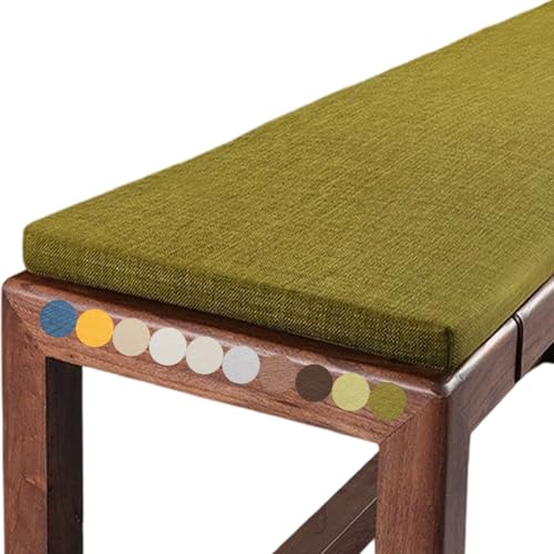 Bankauflage, 120x40 80x40 150x50 160x40 100x40 Sitzkissen Outdoor & Indoor, Bankpolster Bankkissen Sitzauflage, Bezug waschbar, Unterseite Antirutsch(9,120x30x5cm) von uyeoco