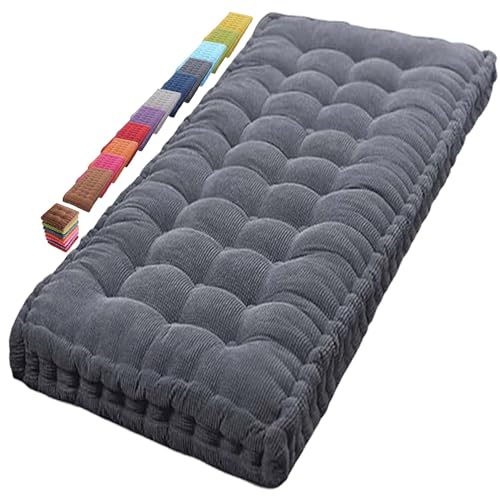 Bankauflagen Bank Outdoor 1/2 /3-Sitzer Dicke Sitzkissen Bank Stuhlkissen Garten Sitzpolster Bank Indoor Terrasse Schaukel Viele Farben und Größen Zur Auswahl(10F,175x55cm/68.9x21.65in) von uyeoco