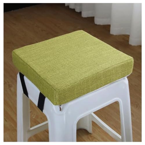 Barhocker Kissen, Anti-Rutsch Atmungsaktiv Kleinen Stuhl Sitzpolster, Dickes 5/8cm Stuhl-Sitzkissen Hocker Sitzkissen Sitzmatte für Zuhause, Schule, Stuhl, Hocker(Q4,40x40x8cm) von uyeoco