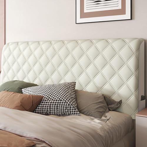 Bettkopfteil Husse/Bezug Schlafzimmer Dekor, Bett Kopfteil Bezug Staubdichte Dehnbare Kopfteilbezug Verdicken Gesteppt Einfarbig Baumwolle Kopfbedeckungen Abdeckung Schutzhülle ( Color : #6 , Size : 1 von uyeoco