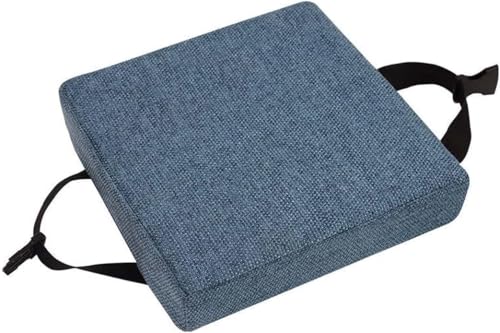 Hocker-Stuhlkissen, 25/28/30/35/40/45/50cm Sitzkissen-Matte, rutschfeste Schnalle, quadratischer Stuhlhocker, Kissen für Garten, Büro, Schule, Terrasse, Bistro(@4,50x50x8cm) von uyeoco