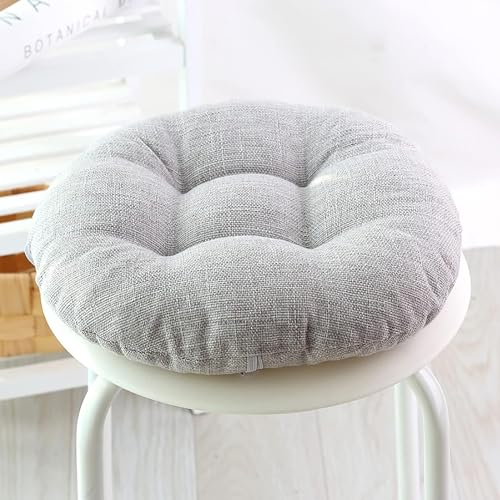 Rundes Stuhlkissen 40 cm/45cm/32cm, Waschbare Weiche Sitzkissen Komfort Stuhlauflage als Stuhl Kissen für Outdoor & Indoor Gartenstuhl, Küche oder Esszimmerstuhl (Color : 5#, Size : 32x32cm) von uyeoco