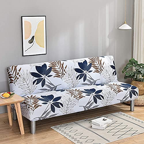 Sofabezug Ohne Armlehnen Grin Leder 3 /2 Sitzer Sofabettüberzug Jacquard Armlose Polyester, Spandex, Stretch, Für Liegestuhl, Couch, Sofa-Schonbezug, Schonbezug ( Color : #29 , Size : 120-150cm/47.2-5 von uyeoco