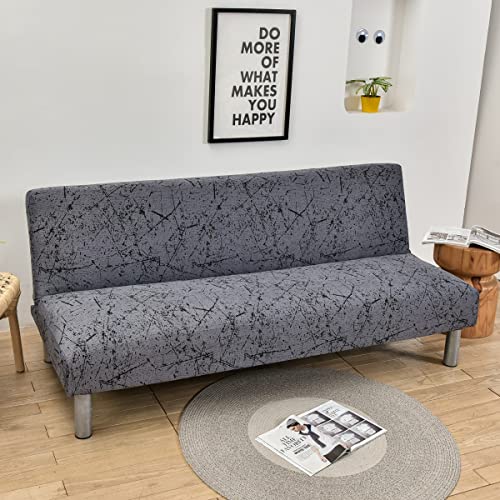 Sofabezug Ohne Armlehnen Grin Leder 3 /2 Sitzer Sofabettüberzug Jacquard Armlose Polyester, Spandex, Stretch, Für Liegestuhl, Couch, Sofa-Schonbezug, Schonbezug ( Color : #39 , Size : 120-150cm/47.2-5 von uyeoco