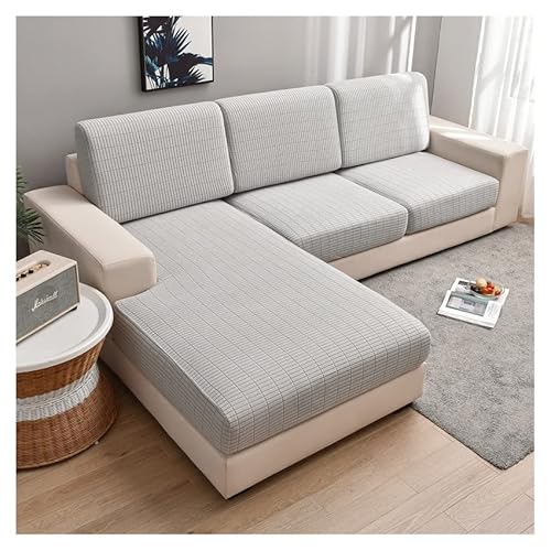 Stretch Sofa Sitzkissenbezug 4/3/2/1 Sitzer/L Form Samt Sofabezug Braun/Schwarz/Rot/Groß Elastische Couch Kissenbezüge Husse Überzug Bezug Für Sofa Sitzkissen ( Color : #14 , Size : 4 seats - X (165-2 von uyeoco