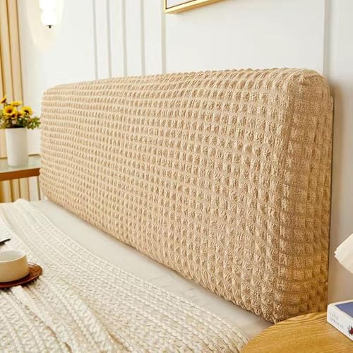 uyeoco Bett Kopfteil Bezug - Abdeckung Moderne, Schlafzimmer-Dekoration Elastischer Drucken Bettkopfteil Hussen Abnehmbarer Und Waschbarer,Staubdichter Kopfteilbezug(Silver Gray,120cm(110-130cm)) von uyeoco