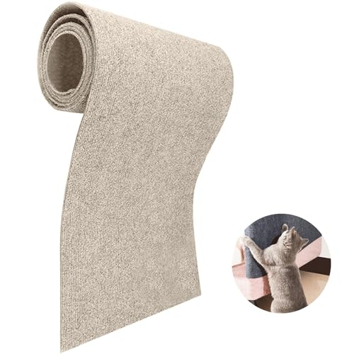 uyeoco Kratzmatte Katzen Selbstklebend Kratzteppich Katze Wand Kratzschutz Sofa Katze DIY Climbing Cat Scratcher für Wandmontage Geeignet Möbel Kratzschutz Tür(#2,60x200cm) von uyeoco