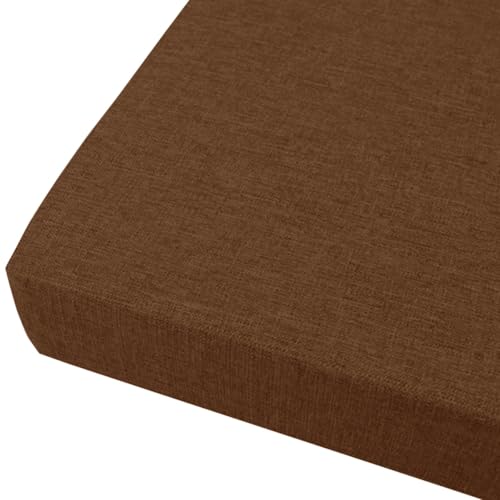 Quadratische Stuhlkissen/Sitzkissen aus Hochdichteschaum (3/5/8cm) für Hocker & Stühle - 40x40/45x45/50x50 cm | Abnehmbarer Bezug für Büro, Esszimmer, Sessel und Garten(Colour 13,45x45x8cm) von uyeoco