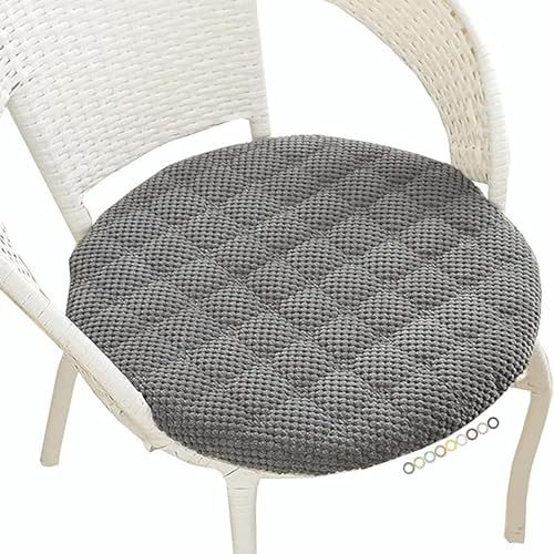 uyeoco Rund Sitzkissen Stuhl Stuhlkissen 30×30/40×40/45×45cm rutschfest Waschbar Sitzpolster Stuhlauflage,für Küche/Esszimmerstuhl/Gartenstuhl/Büro(Color7,4pcs:50cm/20in) von uyeoco