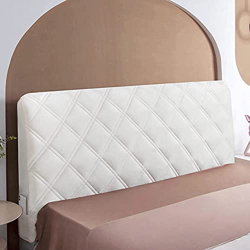 uyeoco Samt Bettkopfteil Hussen Bett Kopfteil Husse/Bezug, Staubdichte Dehnbare Schwarz Kopfteilbezug 140/160/180/200cm Kopfbedeckungen Abdeckung e Kopfteil Überzug (Color : #36, Size : 180cm/71in) von uyeoco