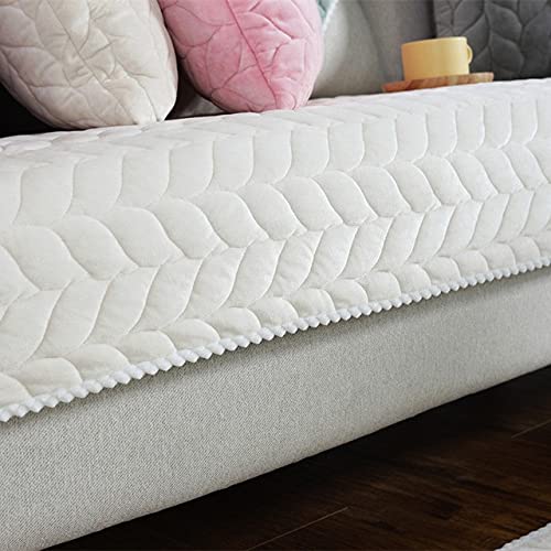 uyeoco Samt Sofabezug 1 2 3 4 Sitzer Couchbezug L Form Ecksofa Sofa/Couch überwurfdecke, Samt Couch Überwürfe Sofahusse Sofaüberwürfe rutschfest Sofa Abdeckung (Color : #2, Size : 110x210cm) von uyeoco