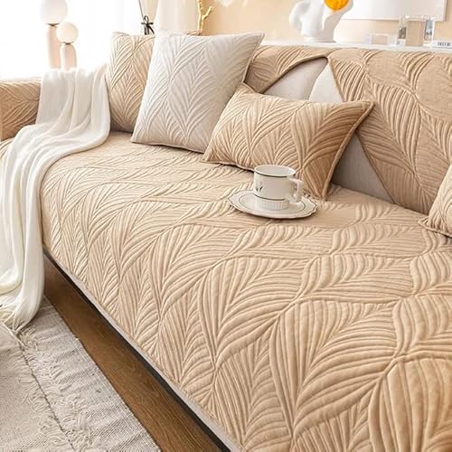 uyeoco Samt Sofabezug 1 2 3 4 Sitzer Couchbezug L Form Ecksofa Sofa/Couch überwurfdecke, Samt Couch Überwürfe Sofahusse Sofaüberwürfe rutschfest Sofa Abdeckung (Color : #20, Size : 70x150cm 1pc) von uyeoco