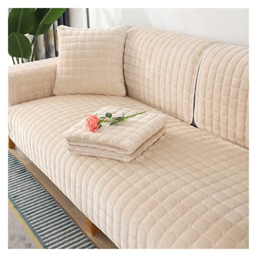 uyeoco Samt Sofabezug 1 2 3 4 Sitzer Couchbezug L Form Ecksofa Sofa/Couch überwurfdecke, Samt Couch Überwürfe Sofahusse Sofaüberwürfe rutschfest Sofa Abdeckung (Color : N, Size : 70x210cm1pc) von uyeoco