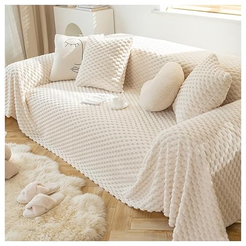 uyeoco Samt Sofadecke Sofa Überwurfdecke für Sofa/Couch Sofabezüge 3/4/5/2 Sitzer L Form Fleecedecke Sofaüberwurf Decke - Große Tagesdecken für Bett & Couch (Color : #22, Size : 180x200cm) von uyeoco