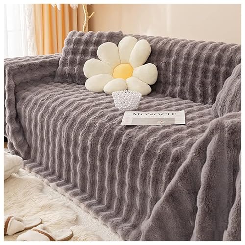 uyeoco Samt Sofadecke Sofa Überwurfdecke für Sofa/Couch Sofabezüge 3/4/5/2 Sitzer L Form Fleecedecke Sofaüberwurf Decke - Große Tagesdecken für Bett & Couch (Color : #26, Size : 180x340cm) von uyeoco