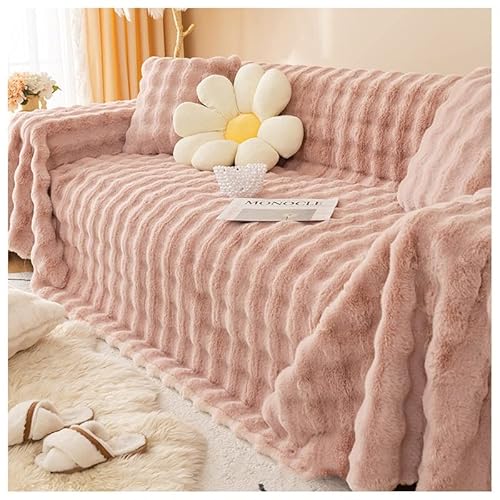 uyeoco Samt Sofadecke Sofa Überwurfdecke für Sofa/Couch Sofabezüge 3/4/5/2 Sitzer L Form Fleecedecke Sofaüberwurf Decke - Große Tagesdecken für Bett & Couch (Color : #27, Size : 180x320cm) von uyeoco