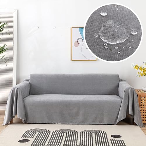 uyeoco Samt Sofadecke Sofa Überwurfdecke für Sofa/Couch Sofabezüge 3/4/5/2 Sitzer L Form Fleecedecke Sofaüberwurf Decke - Große Tagesdecken für Bett & Couch (Color : #45, Size : 180x180cm) von uyeoco