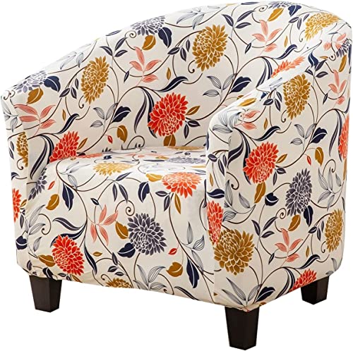 uyeoco Sesselüberwürfe Sesselschoner Sesselbezug Jacquard Clubsessel Elastisch Stretch Sesselhusse für Cafe Stuhl Sessel (Color : #30) von uyeoco