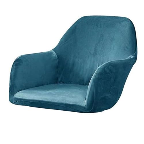 uyeoco Stretch Stuhlbezug Samt 4er Set 2er Set, Stuhlhusse Stuhlüberzug Mit Armlehne Elastische Flanell Stuhlabdeckungen Stuhlhussen Bezug Stuhl Überwurf Schonbezug Bürostuhl (Color : K, Size : 4pcs) von uyeoco