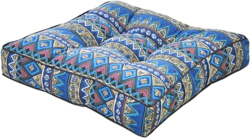 uyeoco Stuhlkissen rutschfest, Sitzkissen Hocker Stuhlauflagen KüChenstuhl, Waschbar Sitzpolster (Color : Q2, Size : 40x40x10cm) von uyeoco