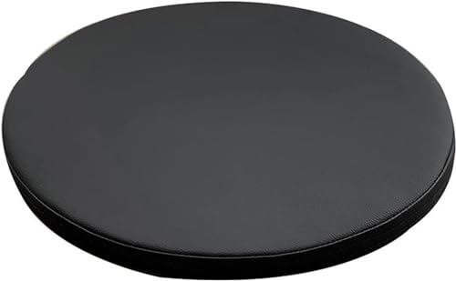 uyeoco wasserdichte Stuhlkissen aus Leder runden Sitzkissen, rutschfeste runde Kissen-Stuhlpolster für 25 cm, 30 cm, 35 cm, 40 cm, 45 cm Stühle/Rundhocker (Color : 2#, Size : 35cm/13.8inch) von uyeoco