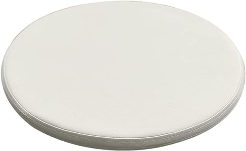 uyeoco wasserdichte Stuhlkissen aus Leder runden Sitzkissen, rutschfeste runde Kissen-Stuhlpolster für 25 cm, 30 cm, 35 cm, 40 cm, 45 cm Stühle/Rundhocker (Color : 7#, Size : 40cm/15.7inch) von uyeoco