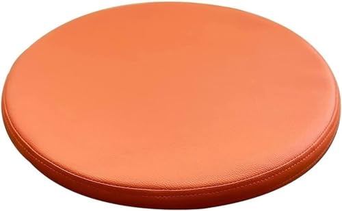 uyeoco wasserdichte Stuhlkissen aus Leder runden Sitzkissen, rutschfeste runde Kissen-Stuhlpolster für 25 cm, 30 cm, 35 cm, 40 cm, 45 cm Stühle/Rundhocker (Color : 9#, Size : 30cm/11.8inch) von uyeoco