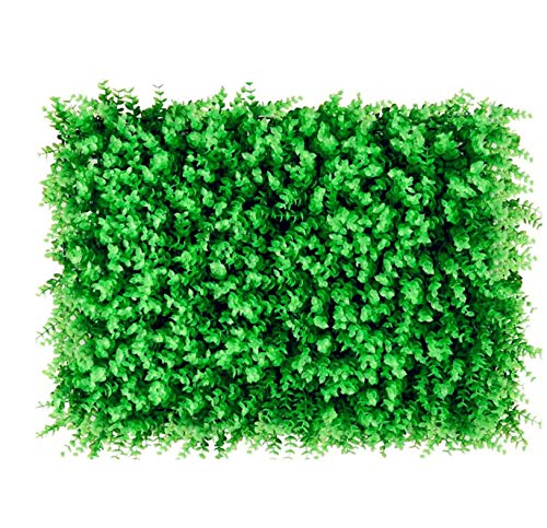 uyoyous Künstliche Hecke Sichtschutz 12 Stück Pflanzenwand Hintergrund Künstliche Ivy Leaf Pflanze UV-Geschützt Wand Dekoration Gartenzaun - 40X60cm von uyoyous