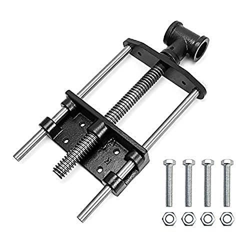 uyoyous Holzschraubstock 180mm Schraubstock Vorderzange für Hobelbank Arbeitstisch Spannbacken für Werkbank 7 Zoll Holzbearbeitung Tischschraubstock für Holzarbeiten wie Hobeln, Sägen, Stämmen von uyoyous