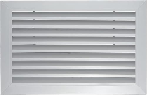 uyoyous 500 x 300 mm Lüftungsgitter Aluminium Doppelseitig Lüftungsblech Belüftungsgitter, Insektenschutz Türlüftungsgitter für Küche, Bad, Toilette, Garage und Wohnzimmer von uyoyous