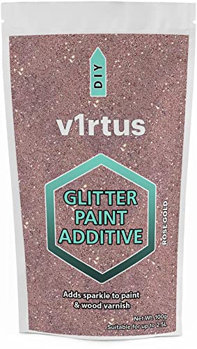 v1rtus | Glitter PAINT ADDITIVE - 100g / Rosa (Rose Gold) von v1rtus