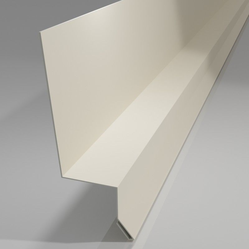 Aluminium Tropfkante über Tür/Fenster für 20 Trapez-/18 Sinusprofil von Friedrich von Lien AG