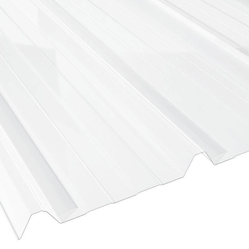 Polycarbonat Lichtplatte | 45/1000 | 1 mm | Breite 1070 mm | glasklar von Friedrich von Lien AG