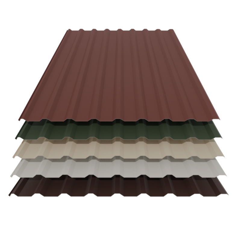 Trapezblech 20/138 | Dach | 0,63 mm | Stahl | 25 µm Polyester von Friedrich von Lien AG
