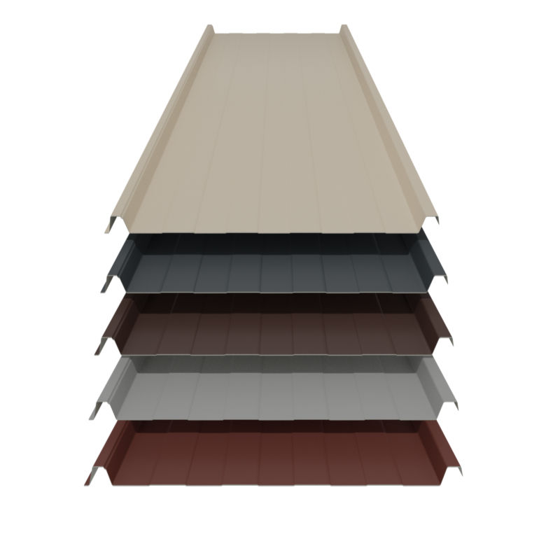 Stehfalz 33/500 | Wand | 0,63 mm | Stahl | Prägung | Glatt | 548 mm Breite | 25 µm Polyester Stehfalz 33/500 | Wand | 0,63 mm | Stahl | Prägung | Glatt | 548 mm Breite | 25 µm Polyester von Friedrich von Lien AG