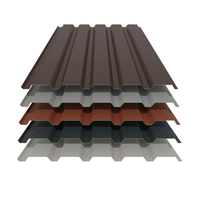 Trapezblech 35/207 | Wand | 0,63 mm | Stahl | 25 µm Polyester Trapezblech 35/207 | Wand | 0,63 mm | Stahl | 25 µm Polyester von Friedrich von Lien AG