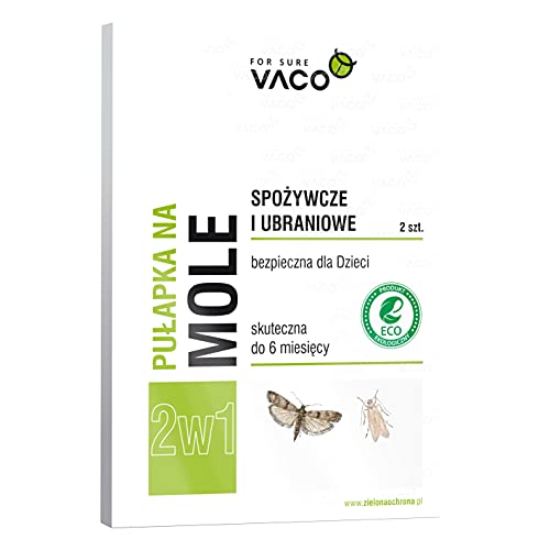 VACO ECO Pułapka na mole ubraniowe spożywcze 2szt, Bunt von vaco