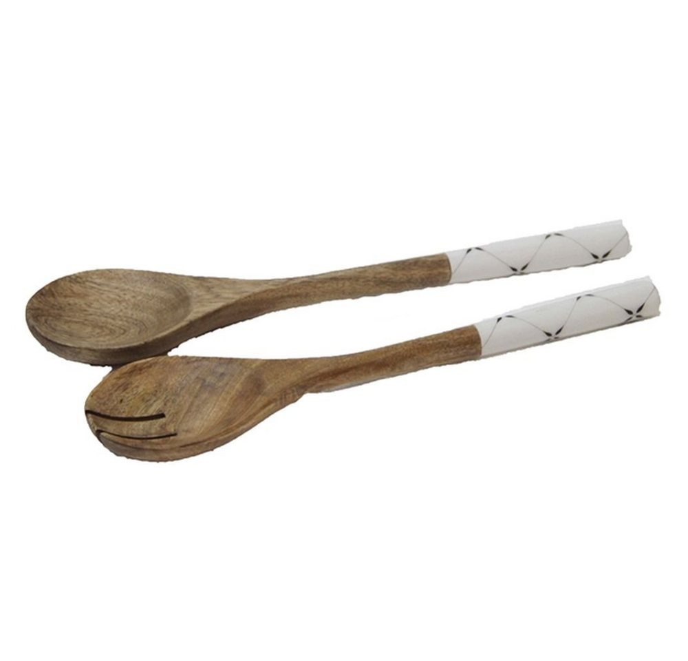 van Deurs Danmark Salatbesteck Van Deurs Danmark Salatbesteck Mangoholz Emaillegriff nordic Design (2 er Set), Salatbesteck, Mangoholz, Emaillegriff, 2er Set, nachhaltig von van Deurs Danmark