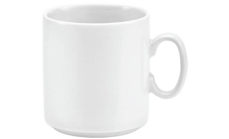 van Well Becher Gourmet, Porzellan, spülmaschinenfest, mikrowellengeeignet, 0,30 L, 6-teilig von van Well