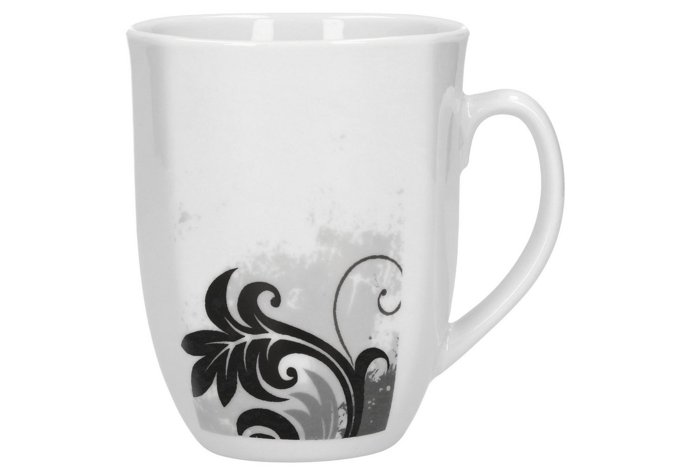 van Well Becher Kaffeebecher Black Flower 33cl van Well Becher Kaffeebecher Black Flower 33cl von van Well