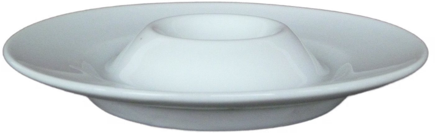van Well Eierbecher Trend, (Set, 6-tlg), mit Ablage, spülmaschinenfest und mikrowellengeeignet, Porzellan von van Well