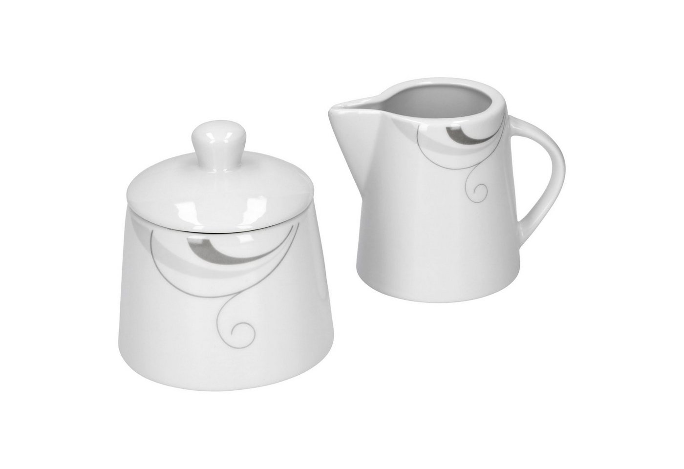 van Well Milch- und Zuckerset Kaffeeergänzungsset Milchkännchen & Zuckerdose Portofino, Porzellan van Well Milch- und Zuckerset Kaffeeergänzungsset Milchkännchen & Zuckerdose Portofino, Porzellan von van Well