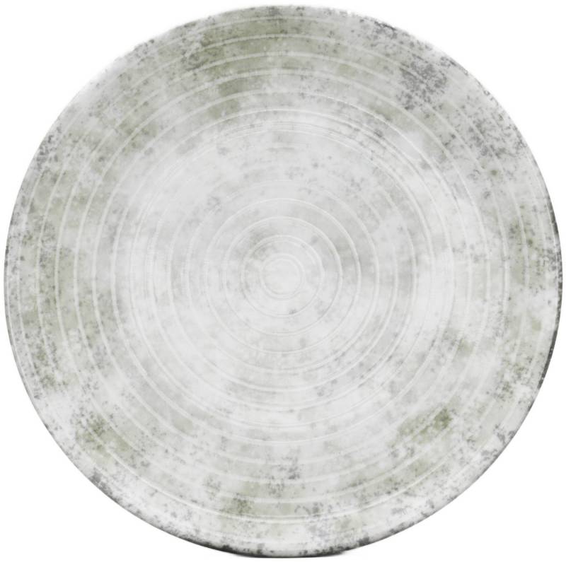 van Well Speiseteller Korfu, flacher Teller 28 cm, 6 Stück, (6 St), mit Digitaldruck, spülmaschinen- und mikrowellengeeignet von van Well