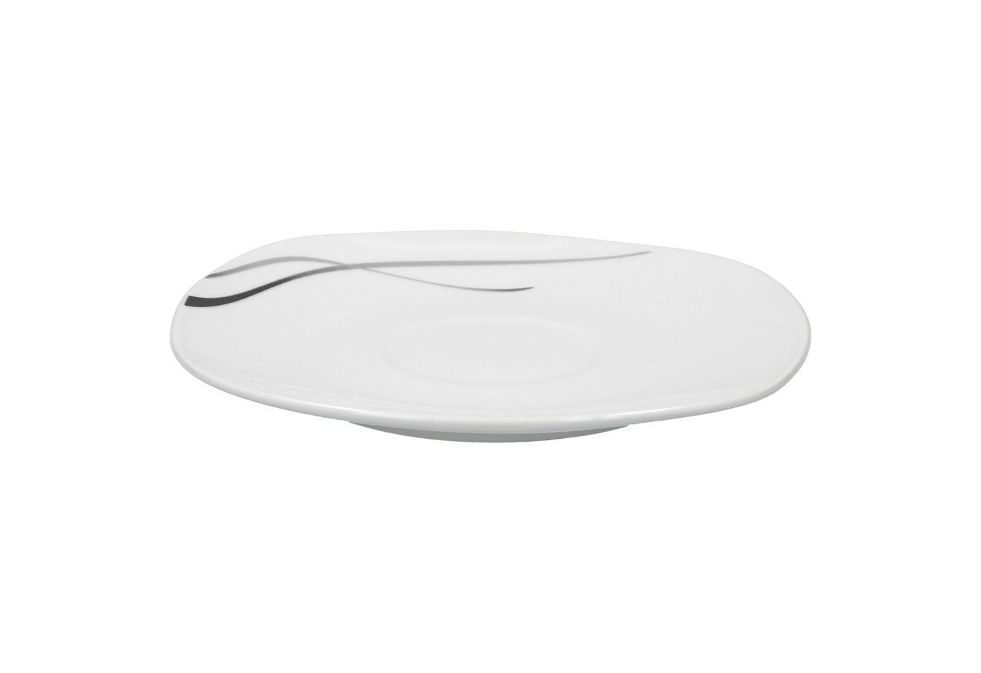 van Well Tasse Kaffeeuntertasse Silver Night 14,5cm, Porzellan van Well Tasse Kaffeeuntertasse Silver Night 14,5cm, Porzellan von van Well