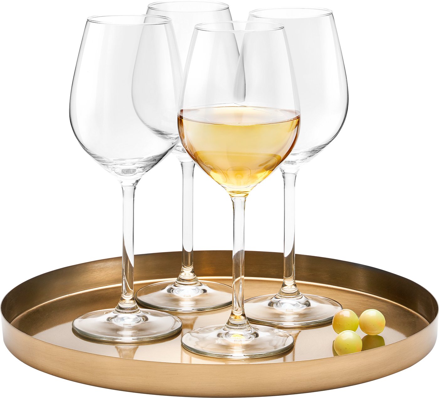van Well Weinglas Ida, Glas, spülmaschinengeeignet, 38 cl, 4-teilig von van Well