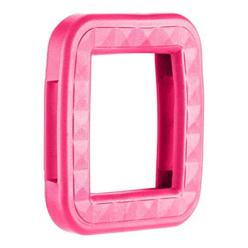 van den Heuvel | 100 Kunststoff Schlüsselkennringe in Neon Pink | Schlüsselkappe für handelsübliche eckige Schlüssel | Schlüsselkennringe zur Schlüsselorganisation | Made in Germany von van den Heuvel