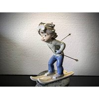 Lladro Sport Billy Skiër #5163 Figur von vanDykeAntiques