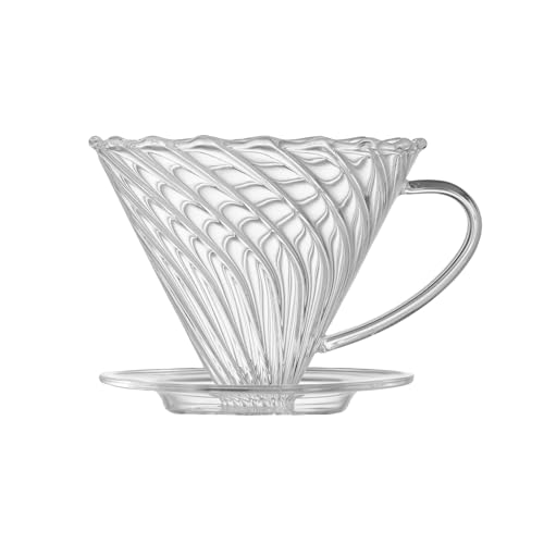 vandroop Kaffeefilter Hoheborosilikatglas Permanent Kaffeefilter, wiederverwendbar Kaffeefilter Größe 1 und Größe 2, Kaffee filter (Ohne Papierfilter) von vandroop